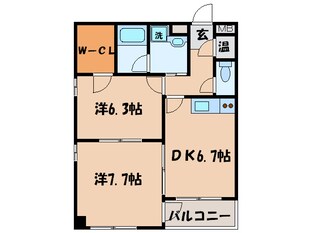 アヴァンセＭの物件間取画像